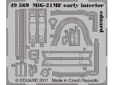 MiG 21MF interior 1/48 - Eduard - image 3