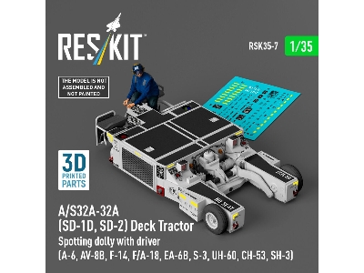 A/S32a-32a (Sd-1d, Sd-2) Deck Tractor Spotting Dolly With Driver - image 1