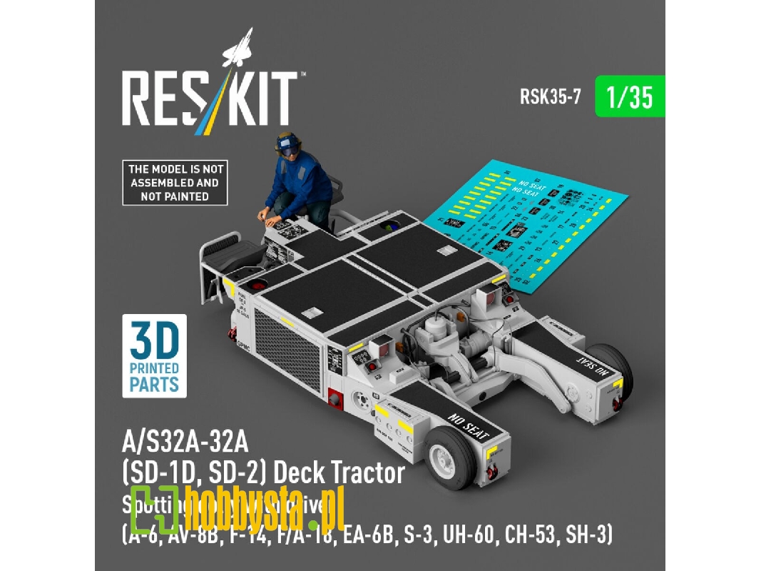A/S32a-32a (Sd-1d, Sd-2) Deck Tractor Spotting Dolly With Driver - image 1