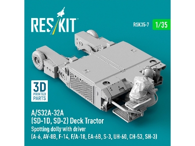 A/S32a-32a (Sd-1d, Sd-2) Deck Tractor Spotting Dolly With Driver - image 2