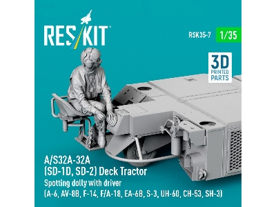 A/S32a-32a (Sd-1d, Sd-2) Deck Tractor Spotting Dolly With Driver - image 3