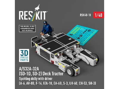 A/S32a-32a (Sd-1d, Sd-2) Deck Tractor Spotting Dolly With Driver - image 1