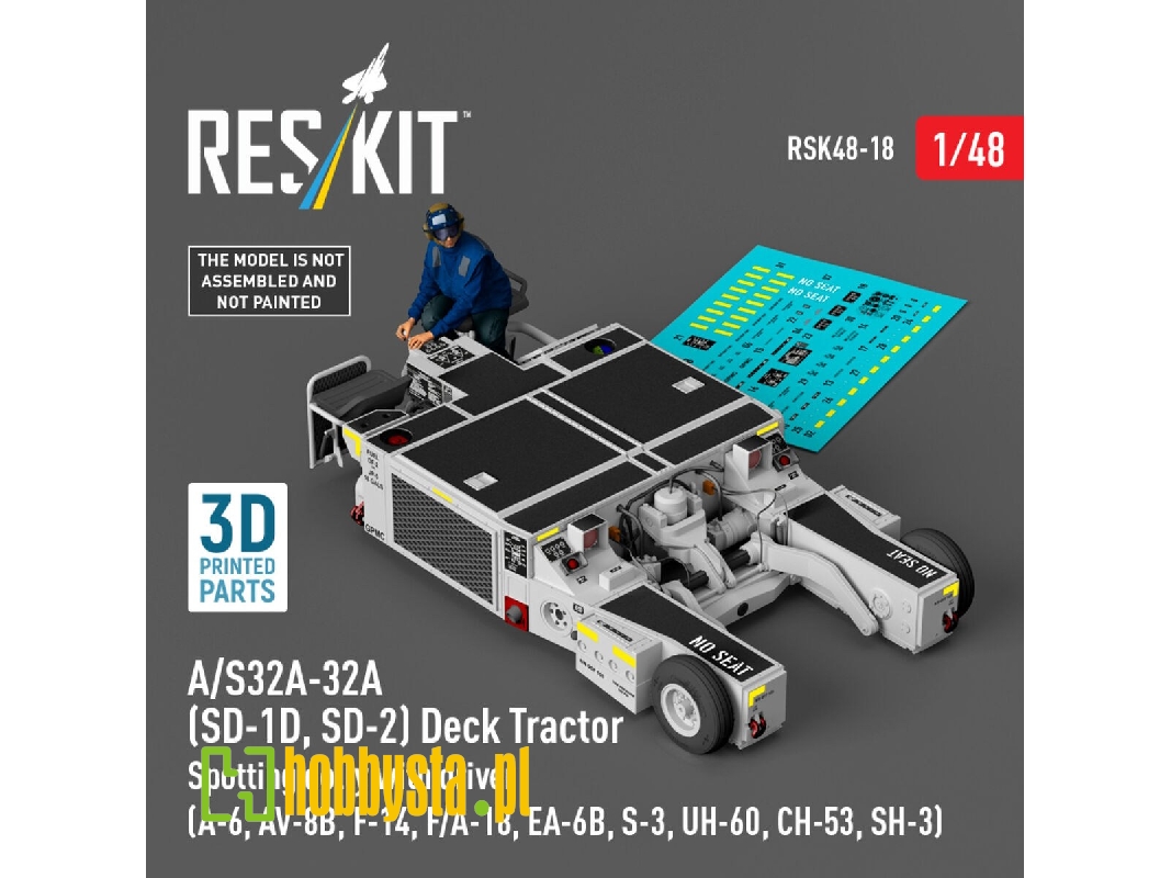A/S32a-32a (Sd-1d, Sd-2) Deck Tractor Spotting Dolly With Driver - image 1