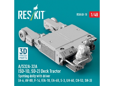 A/S32a-32a (Sd-1d, Sd-2) Deck Tractor Spotting Dolly With Driver - image 2