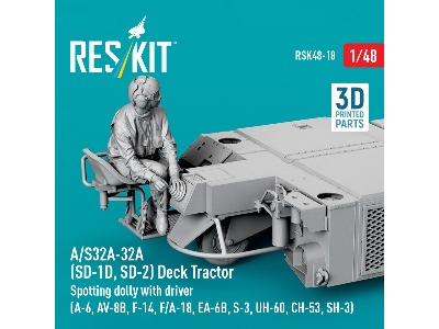 A/S32a-32a (Sd-1d, Sd-2) Deck Tractor Spotting Dolly With Driver - image 3