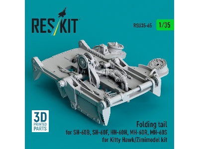 Sikorsky Sh-60b / Sh-60f / Hh-60h / Mh-60r And Mh-60s - Folding Tail (For Kitty Hawk & Zimimodel Kits / 3d-printed) - image 2