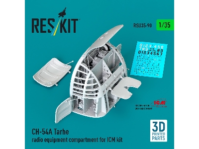 Sikorsky Ch-54a Tarhe - Radio Equipment Compartment (For Icm Kits / 3d-printed) - image 1