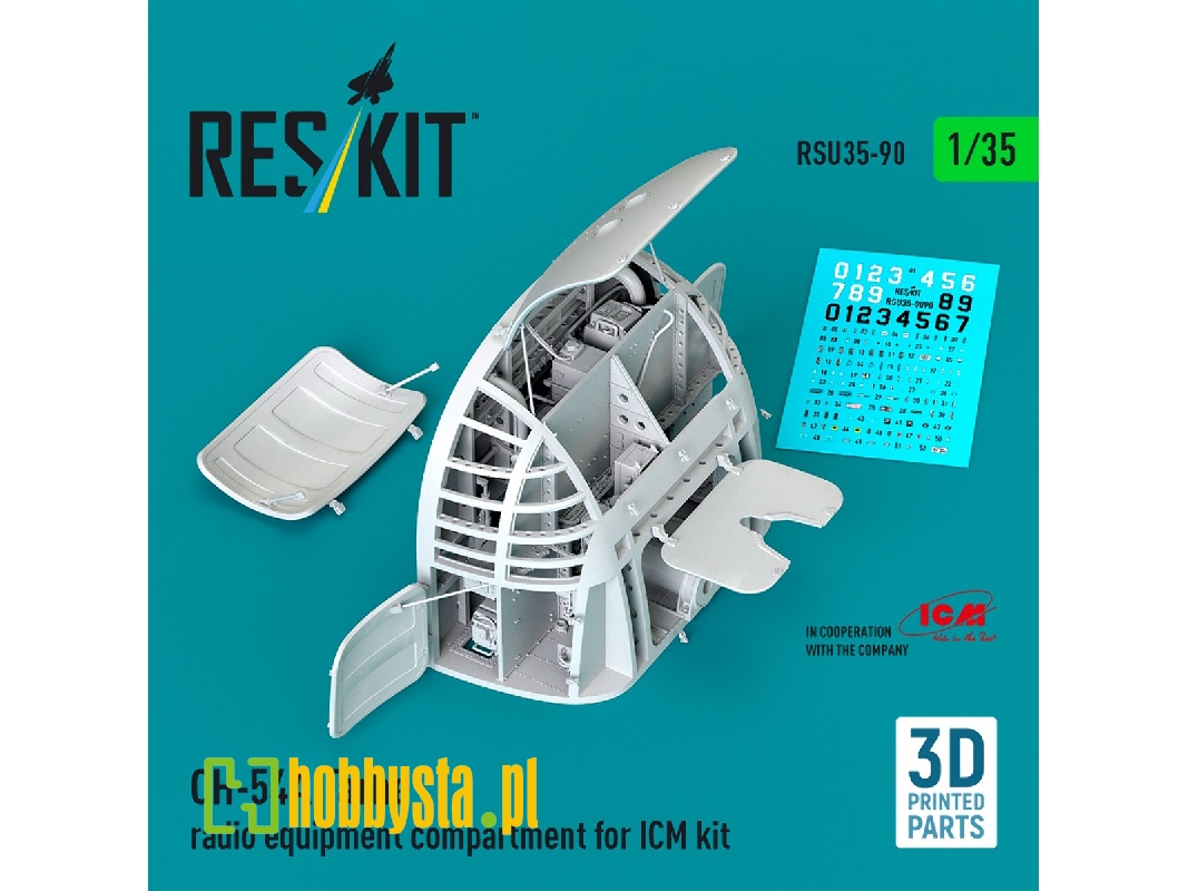 Sikorsky Ch-54a Tarhe - Radio Equipment Compartment (For Icm Kits / 3d-printed) - image 1