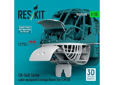 Sikorsky Ch-54a Tarhe - Radio Equipment Compartment (For Icm Kits / 3d-printed) - image 2