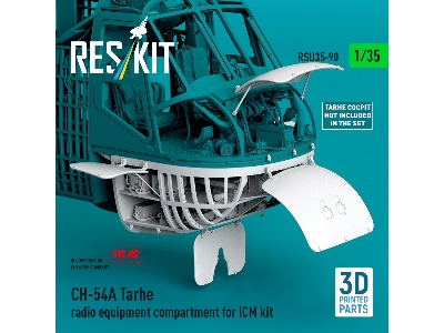 Sikorsky Ch-54a Tarhe - Radio Equipment Compartment (For Icm Kits / 3d-printed) - image 3