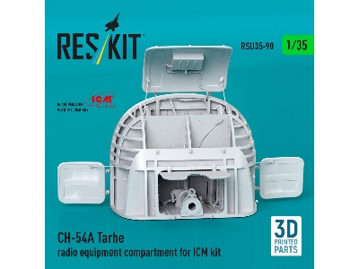 Sikorsky Ch-54a Tarhe - Radio Equipment Compartment (For Icm Kits / 3d-printed) - image 4