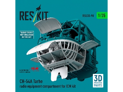 Sikorsky Ch-54a Tarhe - Radio Equipment Compartment (For Icm Kits / 3d-printed) - image 5