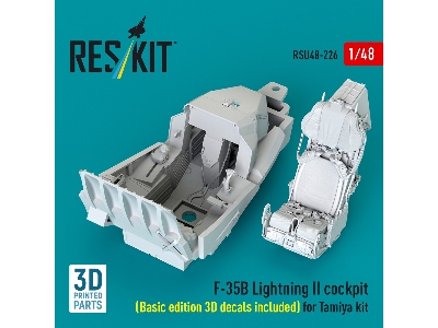 Lockheed Martin ​f-35b Lightning Ii - Cockpit Basic Edition 3d Decals Included (For Tamiya Kits / 3d-printed) - image 2