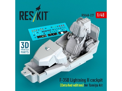 Lockheed Martin ​f-35b Lightning Ii - Cockpit Detailed Edition (For Tamiya Kits / 3d-printed) - image 1