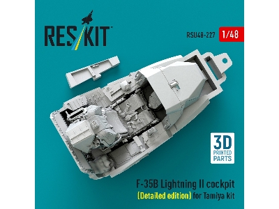Lockheed Martin ​f-35b Lightning Ii - Cockpit Detailed Edition (For Tamiya Kits / 3d-printed) - image 2