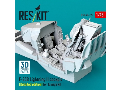 Lockheed Martin ​f-35b Lightning Ii - Cockpit Detailed Edition (For Tamiya Kits / 3d-printed) - image 3
