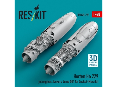 Horten Ho 229 - Jet Engines Junkers Jumo 004 (For Zoukei Mura Kits / 3d-printed) - image 1