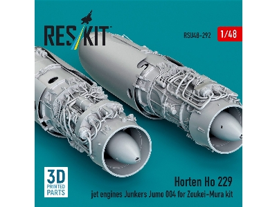 Horten Ho 229 - Jet Engines Junkers Jumo 004 (For Zoukei Mura Kits / 3d-printed) - image 2