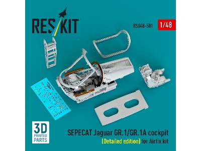 Sepecat Jaguar Gr.1 / Gr.1 A - Cockpit / Detailed Edition (For Airfix Kits / 3d-printed) - image 2