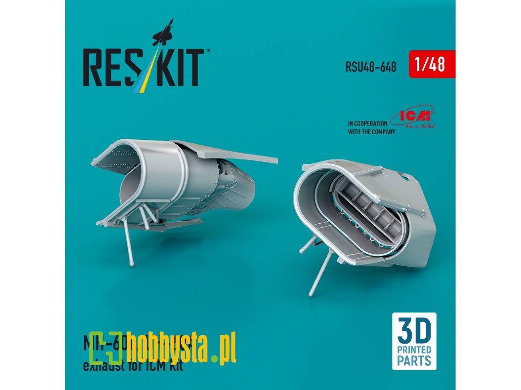 Sikorsky Mh-60l And Uh-60a - Exhaust (For Icm Kits / 3d Printed) - image 1