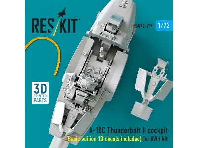 Fairchild A-10 C Thunderbolt Ii - Cockpit / Basic Edition - 3d Decals Included (For Gwh Kits / 3d-printed) - image 2
