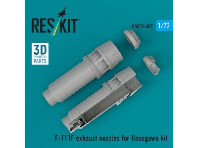 General Dynamics F-111 F - Exhaust Nozzles (For Hasegawa Kits / 3d-printed) - image 2