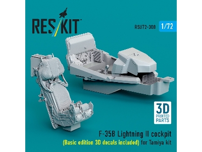 Lockheed Martin ​f-35 B Lightning Ii - Cockpit / Basic Edition - 3d Decals Included (For Tamiya Kits) - image 1