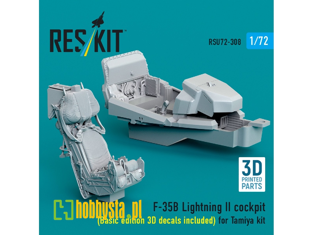 Lockheed Martin ​f-35 B Lightning Ii - Cockpit / Basic Edition - 3d Decals Included (For Tamiya Kits) - image 1