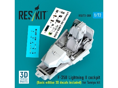 Lockheed Martin ​f-35 B Lightning Ii - Cockpit / Basic Edition - 3d Decals Included (For Tamiya Kits) - image 2