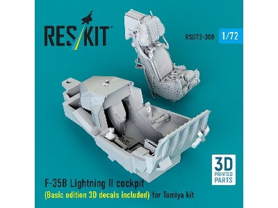 Lockheed Martin ​f-35 B Lightning Ii - Cockpit / Basic Edition - 3d Decals Included (For Tamiya Kits) - image 3