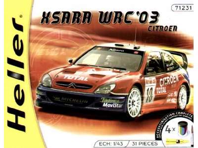 CITROEN Xsara WRC '03 w/Paints and Glue - image 1