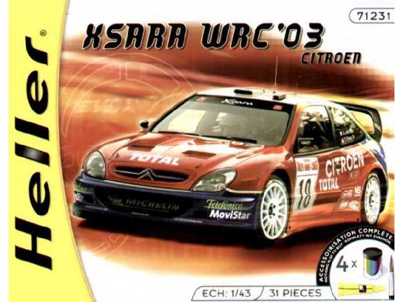 CITROEN Xsara WRC '03 w/Paints and Glue - image 1