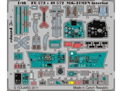 MiG-21MFN interior S. A. 1/48 - Eduard - - image 1