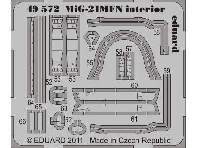 MiG-21MFN interior S. A. 1/48 - Eduard - image 3