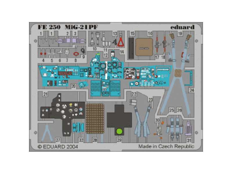 MiG-21PF 1/48 - Academy Minicraft - image 1