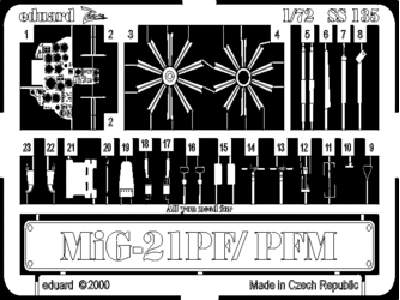 MiG-21PF/ PFM 1/72 - Bilek Kits - image 1