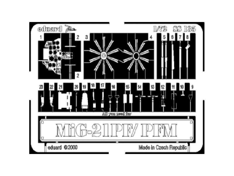 MiG-21PF/ PFM 1/72 - Bilek Kits - image 1