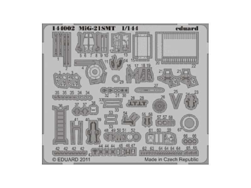 MiG-21SMT 1/144 - Eduard - image 1