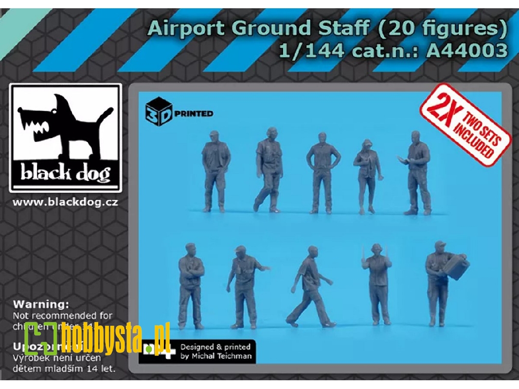 Airport Ground Staff (20 Figures / 3d-printed) - image 1