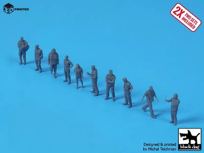 Airport Ground Staff (20 Figures / 3d-printed) - image 4