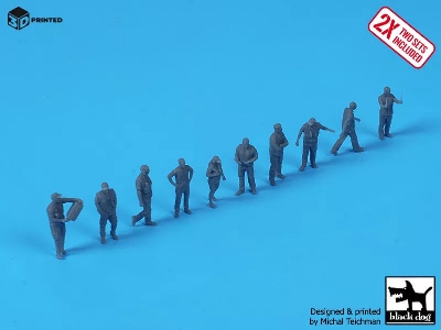 Airport Ground Staff (20 Figures / 3d-printed) - image 5