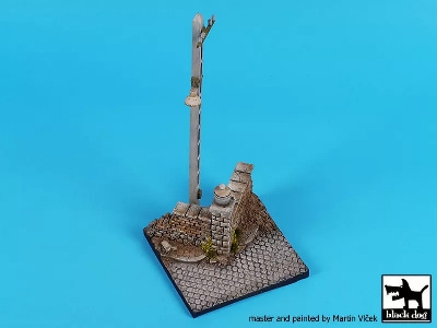 Base With Telegraph Pole (100 X 100 Mm) - image 1