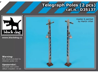 Telegraph Poles (2 Pcs) - image 1