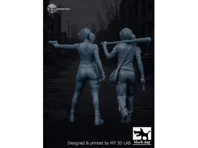 Wanderer And Scout - Zombie Survivors (2 Figures / 3d-printed) - image 3