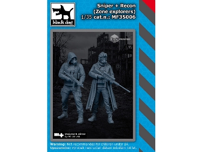 Sniper And Recon - Zone Explorers (2 Figures / 3d-printed) - image 1