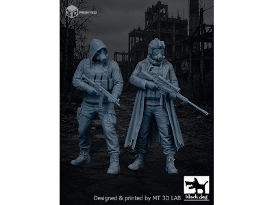 Sniper And Recon - Zone Explorers (2 Figures / 3d-printed) - image 2