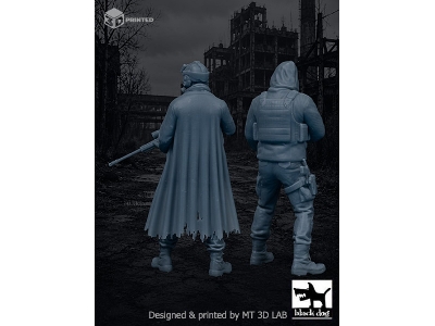 Sniper And Recon - Zone Explorers (2 Figures / 3d-printed) - image 3