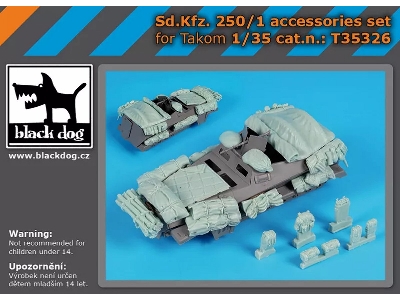 Sd.Kfz. 250/1 - Accessories Set (For Takom Kits) - image 1