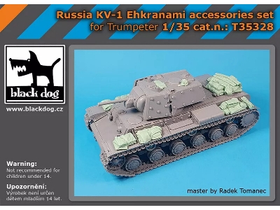 Russian Kv-1 Ehkranami - Accessories Set (For Trumpeter Kits) - image 1
