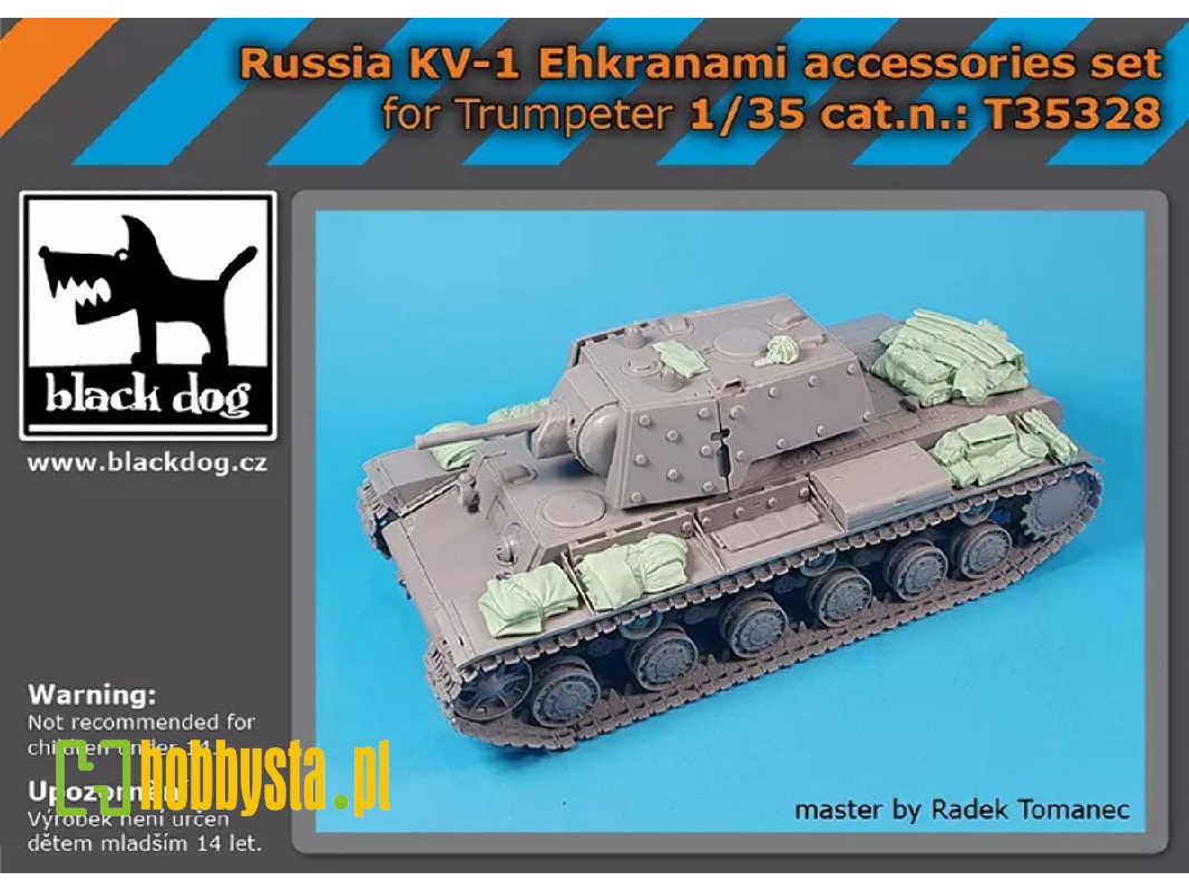 Russian Kv-1 Ehkranami - Accessories Set (For Trumpeter Kits) - image 1